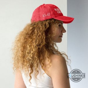 make america great again hat donald trump embroidered maga vintage dad hat 45 47 laughinks 5