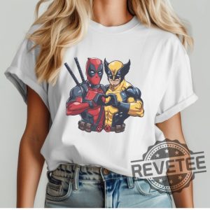 Marvel Deadpool Wolverine Besties Shirt Deadpool And Wolverine Merch Deadpool And Wolverine Shirt revetee 1
