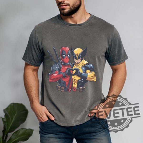 Marvel Deadpool Wolverine Besties Shirt Deadpool And Wolverine Merch Deadpool And Wolverine Shirt revetee 2