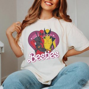 Cute Deadpool Wolverine Besties Forever Shirt Deadpool And Wolverine Shirt Deadpool And Wolverine Merch revetee 3