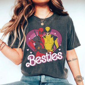 Cute Deadpool Wolverine Besties Forever Shirt Deadpool And Wolverine Shirt Deadpool And Wolverine Merch revetee 4