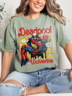 Deadpool Wolverine Besties Forever Shirt Fathers Day Shirt Wolverine Deadpool Movie Tee revetee 2