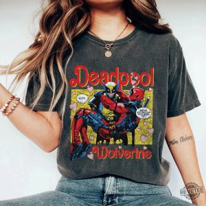 Deadpool Wolverine Besties Forever Shirt Fathers Day Shirt Wolverine Deadpool Movie Tee revetee 4