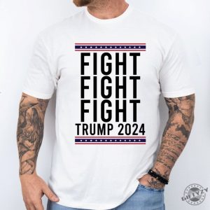 Trump Fight Fight Fight Shirt Trump 2024 Tshirt Trump Shot Fight Sweatshirt God Bless Trump Hoodie President Donald Trump Shirt giftyzy 3