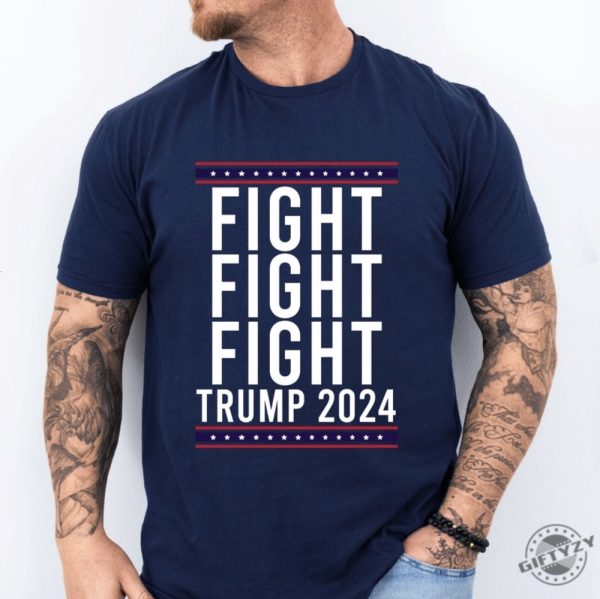 Trump Fight Fight Fight Shirt Trump 2024 Tshirt Trump Shot Fight Sweatshirt God Bless Trump Hoodie President Donald Trump Shirt giftyzy 4