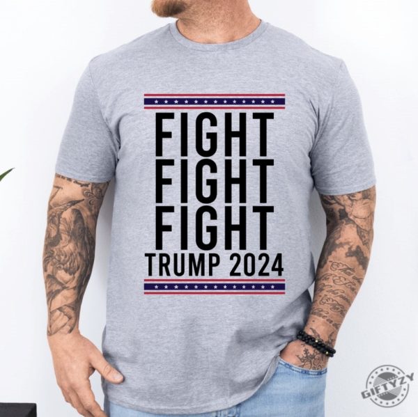 Trump Fight Fight Fight Shirt Trump 2024 Tshirt Trump Shot Fight Sweatshirt God Bless Trump Hoodie President Donald Trump Shirt giftyzy 6