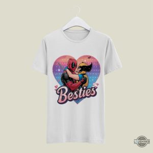 besties deadpool and wolverine shirt marvel superhero group matching shirts for best friends laughinks 1