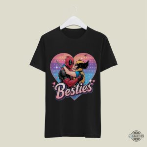 besties deadpool and wolverine shirt marvel superhero group matching shirts for best friends laughinks 2