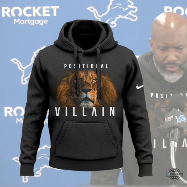 nike positional villain hoodie t shirt sweatshirt worn by brad holmes at detroit lions 2024 nfl draft day laughinks 1