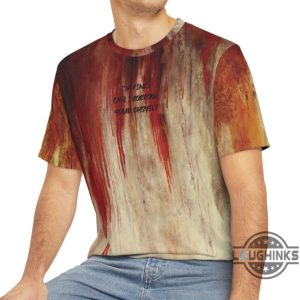 bloody shirt halloween costume spooky season gift realistic blood drip t shirt sweatshirt hoodie im fine can i borrow your chovel laughinks 8