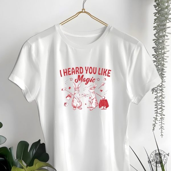 I Heard You Like Magic Shirt Rabbit Baby Lgbtq Pride Tshirt Midwest Princess Sweatshirt Red Wine Supernova Hoodie Funny Animal Shirt giftyzy 1