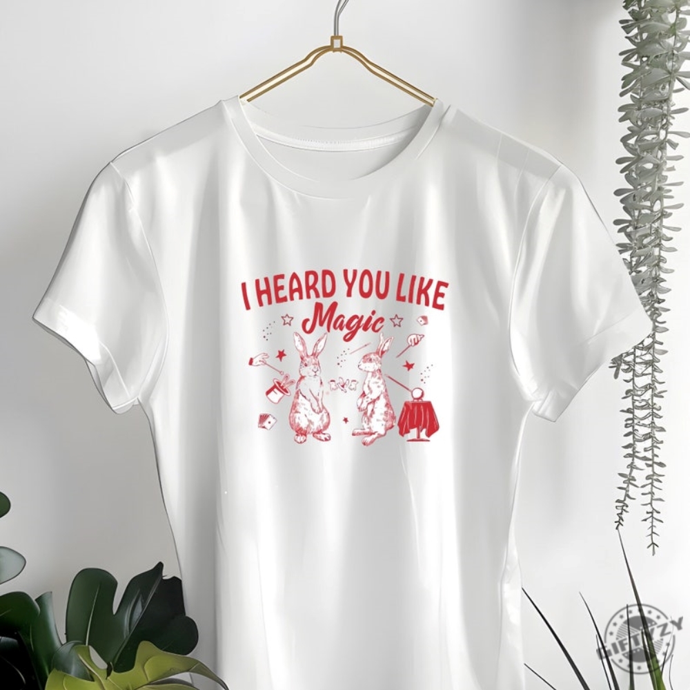 I Heard You Like Magic Shirt Rabbit Baby Lgbtq Pride Tshirt Midwest Princess Sweatshirt Red Wine Supernova Hoodie Funny Animal Shirt