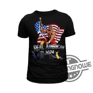 Hulk Hogan Shirt Real America Shirt Hulk Hogan Ripping Shirt Trump Vance Shirt Hulk Hogan T Shirt Sweatshirt Hoodie trendingnowe 1 1