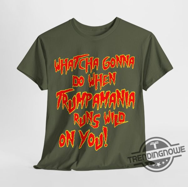 Trumpamania Shirt V2 Trumpamania Runs Wild On You Shirt Hulk Hogan Trump Shirt Hulk Hogan Ripping Shirt Hulkamania Shirt trendingnowe 4