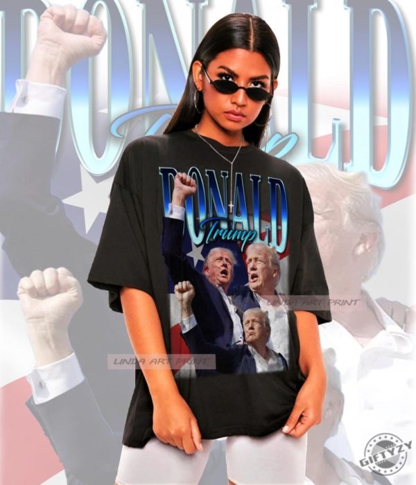 Retro Trump Assassination Shirt Donald Trump Tshirt Donald Trump Sweatshirt Donald Trump Hoodie Donald Trump Shirt giftyzy 1