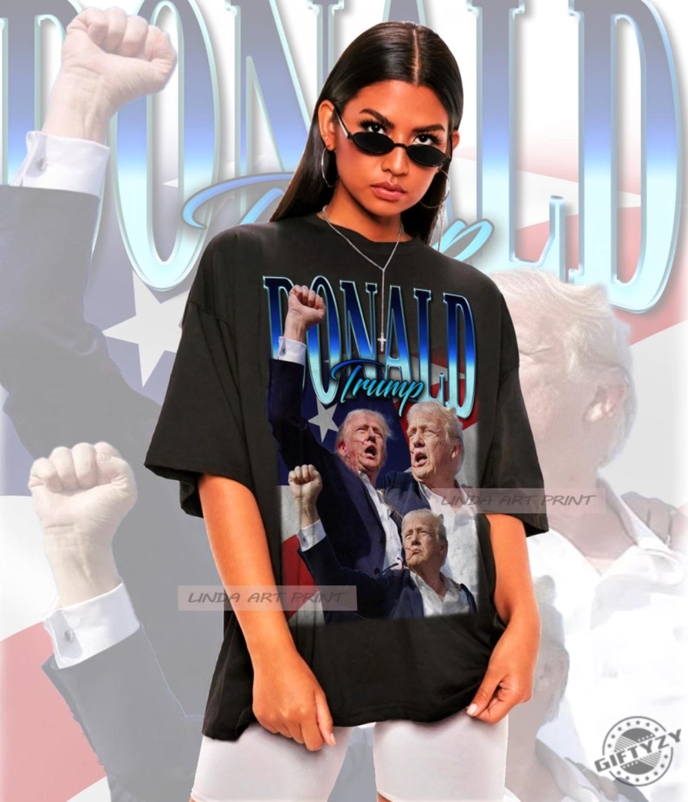 Retro Trump Assassination Shirt Donald Trump Tshirt Donald Trump Sweatshirt Donald Trump Hoodie Donald Trump Shirt