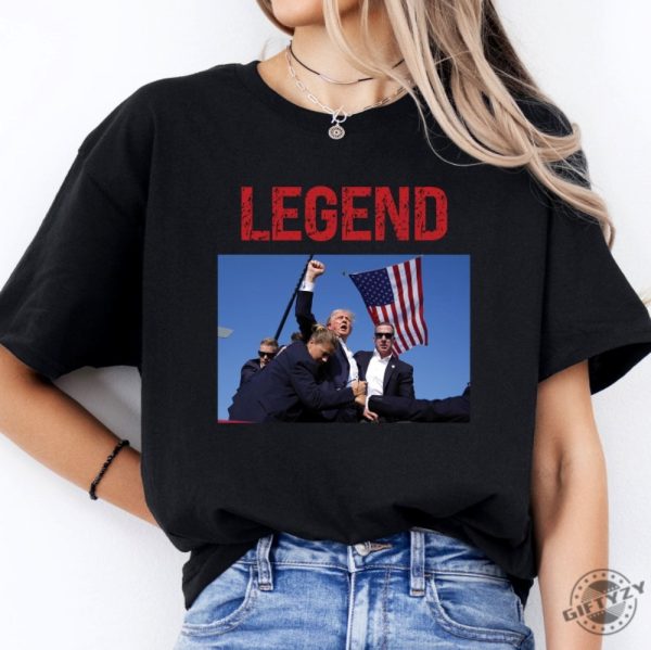 Trump Legend Trump Assassination Attempt Shirt giftyzy 1