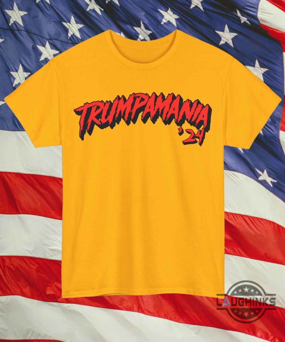 Trumpamania Shirt 2024 Trum Wrestling Meme Fake News Trumpmania Tshirt Sweatshirt Hoodie Hulk Hogan Shirts