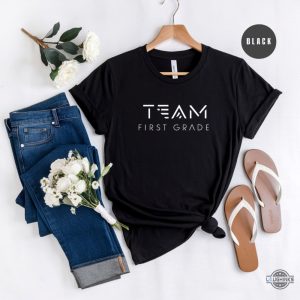 team first grade shirt for teachers and kids back to school shirts