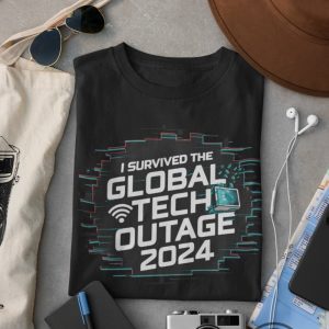 Global Tech Outage Shirt I Survived The Global Tech Outage Shirt Microsoft Windows Outage T Shirt Crowdstrike Shirt trendingnowe 3