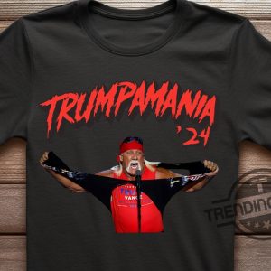 Hulk Hogan Trump Shirt Real American 2024 Shirt Trumpamania T Shirt Trump Hulk Hogan Maga Shirt Trumpmania Shirt trendingnowe 2