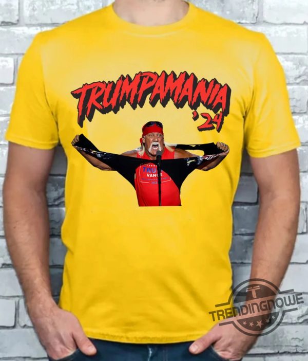 Hulk Hogan Trump Shirt Real American 2024 Shirt Trumpamania T Shirt Trump Hulk Hogan Maga Shirt Trumpmania Shirt trendingnowe 3