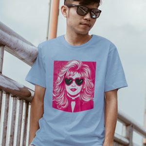 pink dolly parton graphic t shirt sweatshirt hoodie dolly parton heart sunglasses tshirt laughinks 1