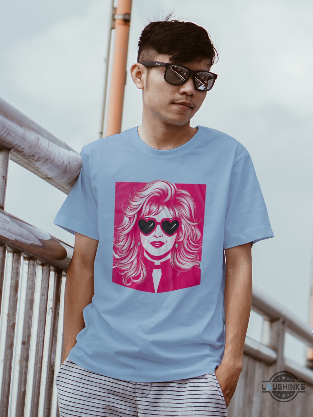 pink dolly parton graphic t shirt sweatshirt hoodie dolly parton heart sunglasses tshirt laughinks 1