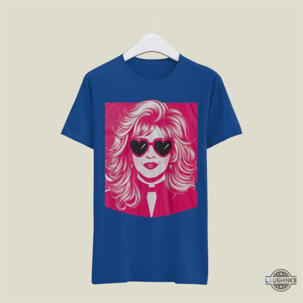 pink dolly parton graphic t shirt sweatshirt hoodie dolly parton heart sunglasses tshirt laughinks 4