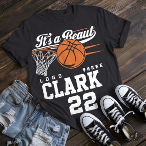 its a beaut clark sweatshirt tshirt hoodie 22 logo three caitlin clark t shirt funny basketball gift for fans laughinks 1