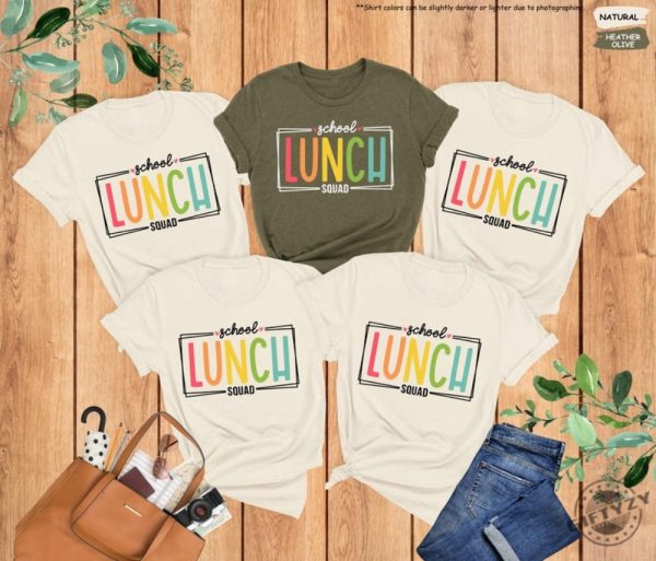 School Lunch Squad Shirt Cafeteria Crew Shirt Back To School Shirt giftyzy 4