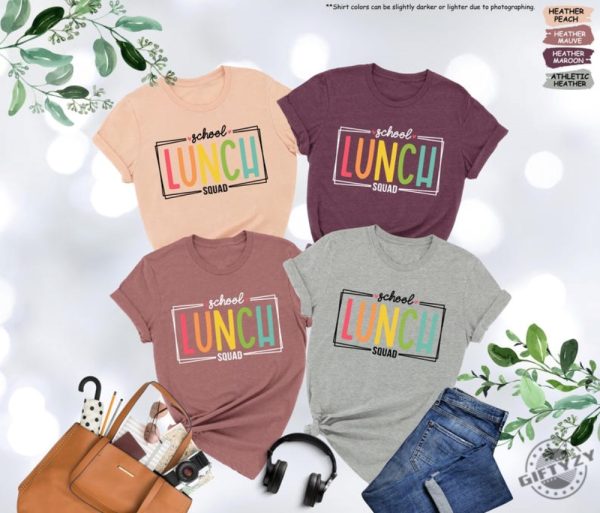 School Lunch Squad Shirt Cafeteria Crew Shirt Back To School Shirt giftyzy 5