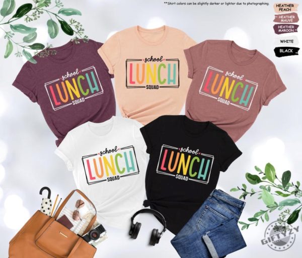 School Lunch Squad Shirt Cafeteria Crew Shirt Back To School Shirt giftyzy 6