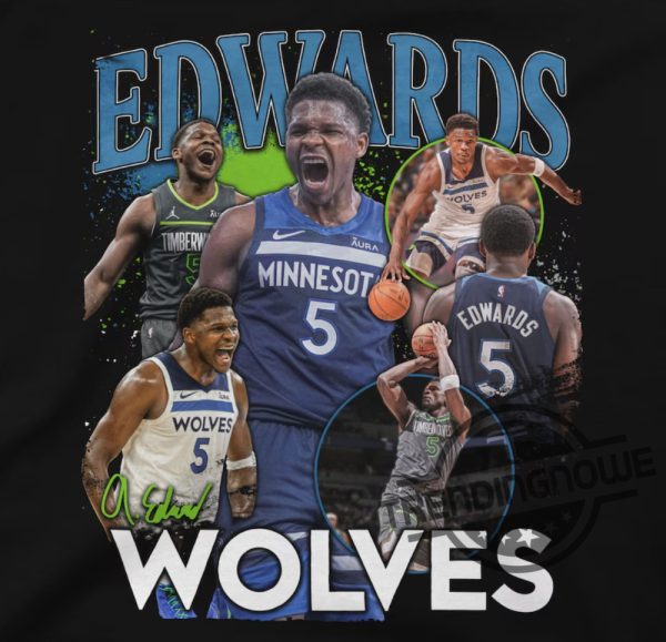 Anthony Edwards Shirt Minnesota Timberwolves Player Crossroads T Shirt trendingnowe 2