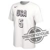 Anthony Edwards Shirt White Nike Anthony Edwards Usa Basketball 2024 Summer Olympics T Shirt trendingnowe 1