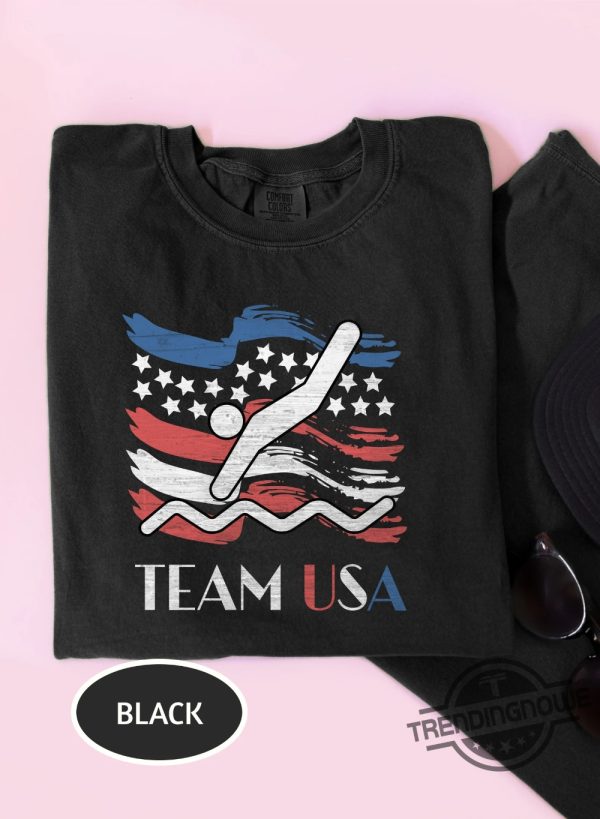 Olympics Shirt Diving Team Usa Shirt Diving Olympics Shirt Usa Proud Diving Shirt Paris 2024 Shirt Summer Olympic Games 2024 trendingnowe 1