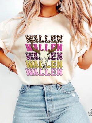 Morgan Wallen Shirt Youth Morgan Wallen Shirt For Concert Wallen Bull Skull Tee Cowboy Wallen Tshirt revetee 4