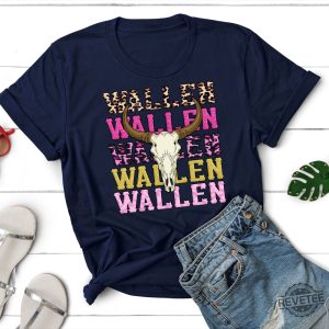 Morgan Wallen Shirt Youth Morgan Wallen Shirt For Concert Wallen Bull Skull Tee Cowboy Wallen Tshirt revetee 5