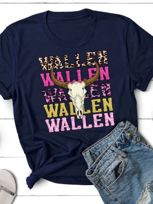 Morgan Wallen Shirt Youth Morgan Wallen Shirt For Concert Wallen Bull Skull Tee Cowboy Wallen Tshirt revetee 5