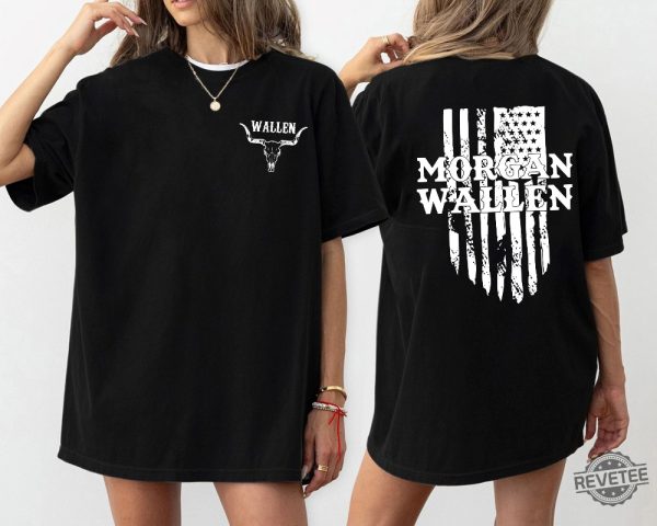 Morgan Wallen Bullhead Shirt Morgan Wallen T Shirt Morgan Wallen Western T Shirt Cowboy Morgan Wallen Shirt revetee 1