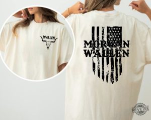 Morgan Wallen Bullhead Shirt Morgan Wallen T Shirt Morgan Wallen Western T Shirt Cowboy Morgan Wallen Shirt revetee 3