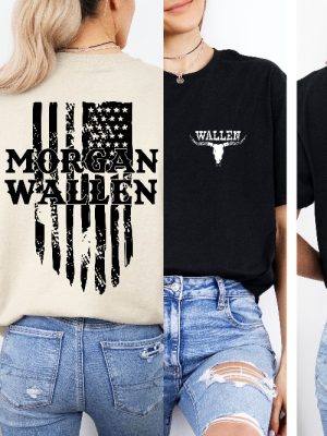 Morgan Wallen Shirt Morgan Wallen Bull Skull Tee Country Music Tee Cowgirl Shirt Bullhead Shirt Western Shirt revetee 3