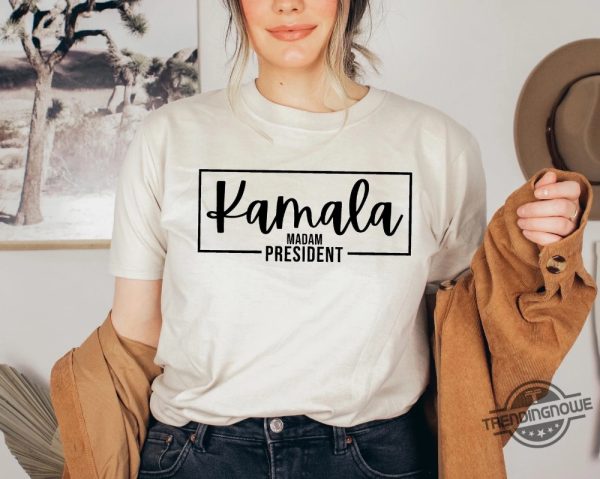 Kamala Madam President Shirt Kamala Madam President Shirt President Kamala Harris 2024 Shirt Kamala For The People Shirt trendingnowe 4