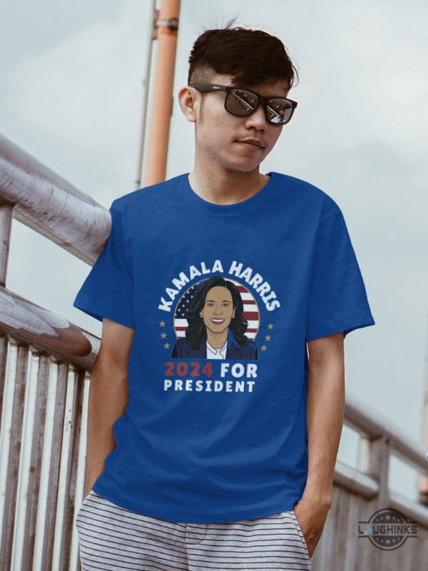 kamala harris for president shirt 2024 lets finish the job election graphic tee kamala harris for the people shirts laughinks 1