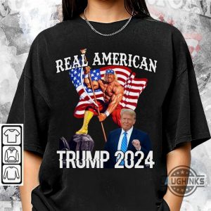 i am a real american hulk hogan trump shirt donald trump 2024 funny shirts trumpamania tee laughinks 1