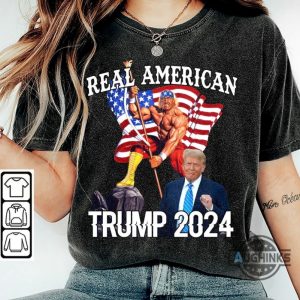 i am a real american hulk hogan trump shirt donald trump 2024 funny shirts trumpamania tee laughinks 4