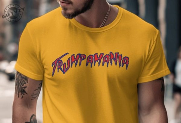 Trumpamania Patriotic Shirt Usa Pride Tshirt Political Statement Sweatshirt Trump 2024 Hoodie Trumpamania Shirt giftyzy 1