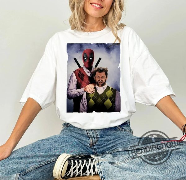 Deadpool Wolverine Shirt Bestie Marvel Shirt Sweatshirt Marvel T Shirt Wolverine Deadpool 3 Movie Tee Best Friends Shirt trendingnowe 1