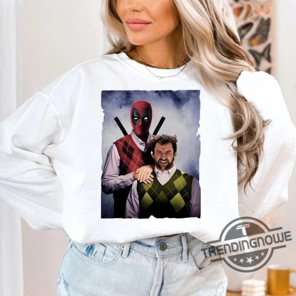 Deadpool Wolverine Shirt Bestie Marvel Shirt Sweatshirt Marvel T Shirt Wolverine Deadpool 3 Movie Tee Best Friends Shirt trendingnowe 2