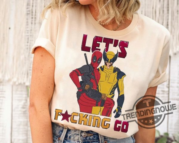 Funny Marvel Deadpool And Wolverine Shirt Wolverine Logan Tshirt Mcu Fan Marvel Bestie Couple Tee Disney Family Birthday Trip trendingnowe 2